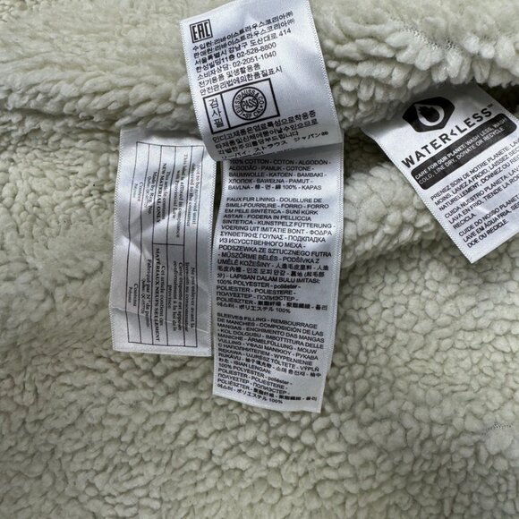 Levis Sherpa Lined Denim Trucker Jacket Mens Size Large Blue Classic Style - Picture 12 of 13